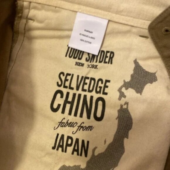 Todd Snyder Chino Pants Sz 32/32. NWOT - Picture 5 of 5
